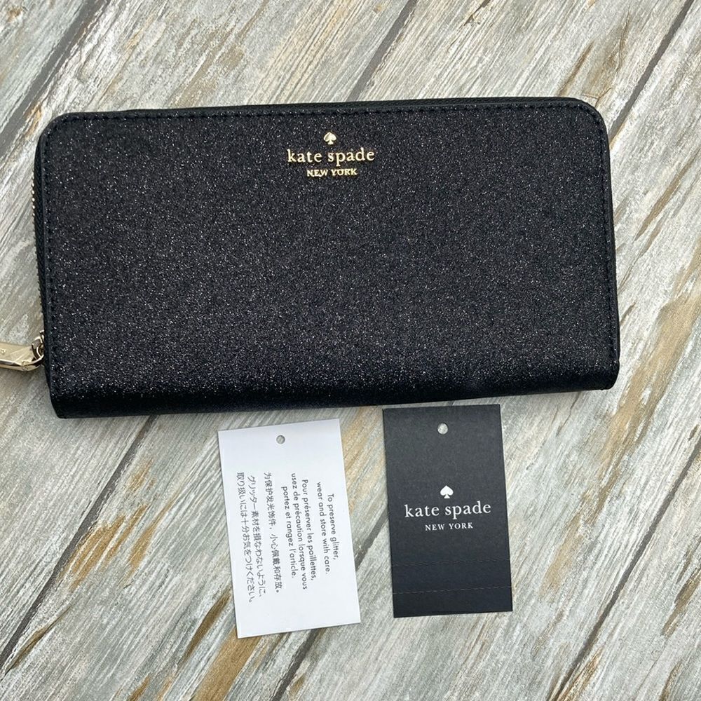 Kate Spade Glimmer Boxed Large Continental Wallet Bag Purse - Picture 5 of 13